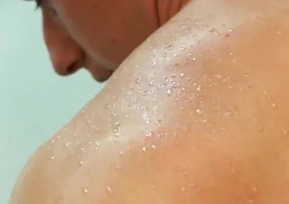 Shower with a Huge Cock and Dildo