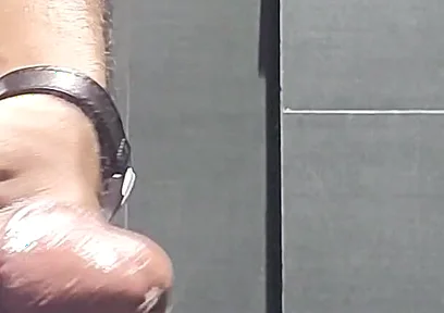 Horny Office Worker Sneaks Into Washroom to Masturbate After a Long Day