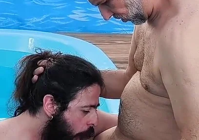 I Caught It in the Act My Stepfather Making Out with His Friend in the Pool