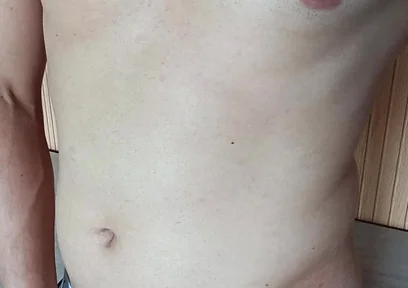 White Boy Shows Chests