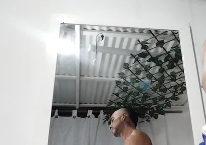 Cum in Front of the Mirror