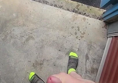 Almost Caught Enjoying the Storage Unit