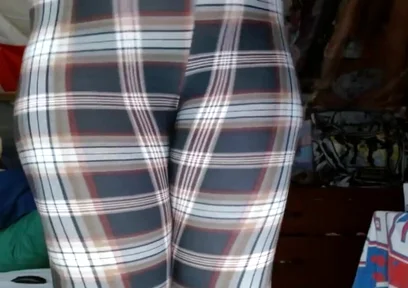 Fat Sissy Cosmicjones88 Shakes Big Ass in Leggings and Without
