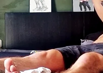 Bearded Master's Feet Massage & Worship by Hairy Muscle Sub
