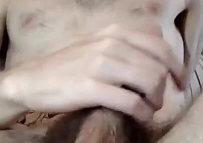 Morning Cum From Skinny Hairy Guy