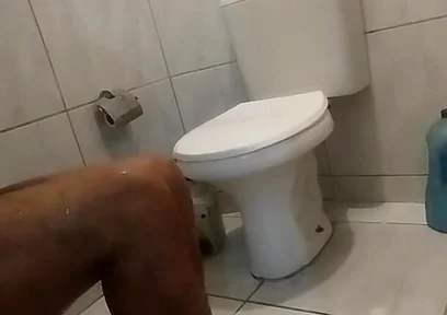 Filming Colleague in the Bathroom