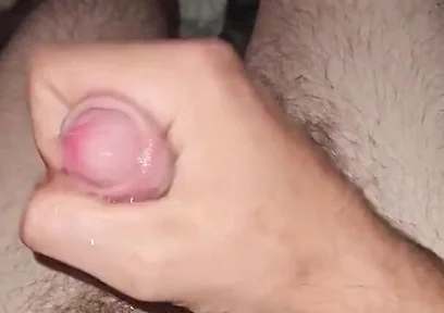 Wanking and slipping a finger in my ass