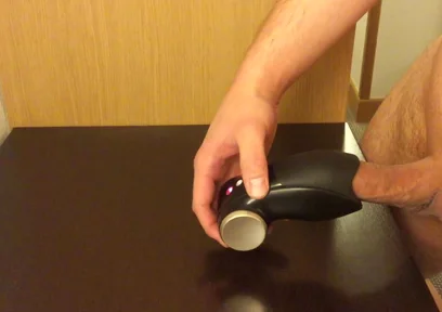 Triple Cumshot in My Hotel Room Using Fun Factory Glans Vibrator