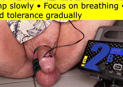 E-stim Tutorial: Bipolar Magictrode Glans Stimulation