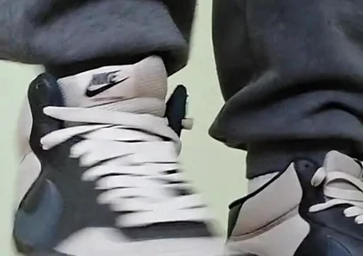 Nike Sneakers on My Feet