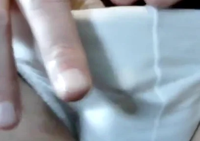 White Pants Solo Cum Fountain