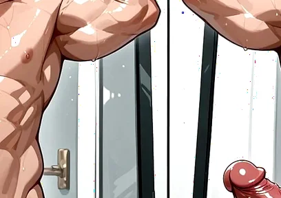 Ai Sexy Oiled Muscle Men