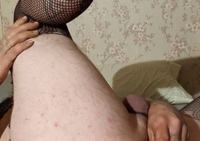 Crossdresser Prostate Massage Leads to Huge Cumshot