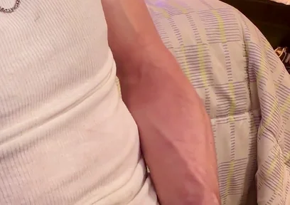 Watch as I Jerk off with Beater on Bust Big Close up of It