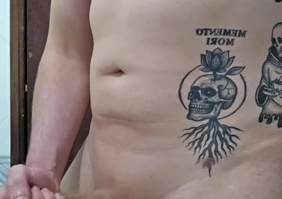 Chubby Showing off Naked Fell on the Net