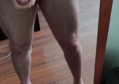 I Love Jerking off in Front of the Mirror so Much