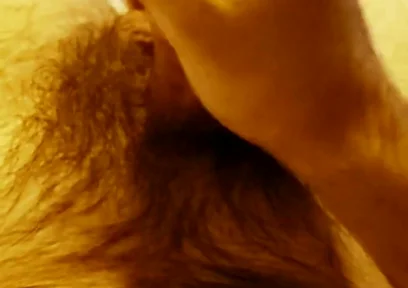 Solo Male Cumshot on Hairy Belly