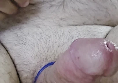 Close up Edging and Cum