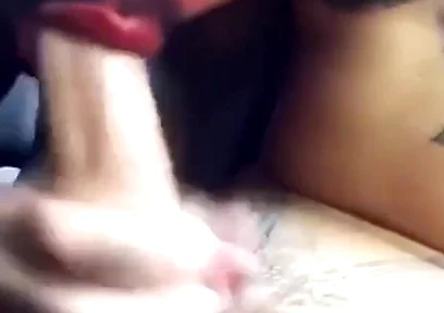 He Sucked in the Car and Took Cum From His Big Cock