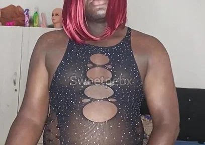 Jerking off My Dick with My Lingerie