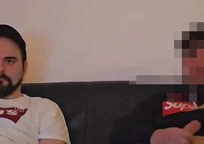 Straight Turkish Buddy First Time Seduced to a Mutual Jerkoff and Blowjob by a Guy