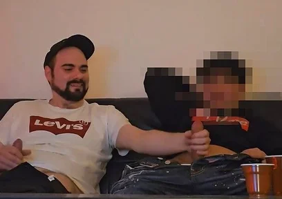 Straight Turkish Buddy First Time Seduced to a Mutual Jerkoff and Blowjob by a Guy