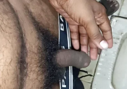 My Desi Big Cock Masterbation with Condom