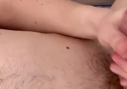 Boy Jerking and Cumming in the Bed