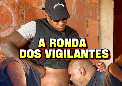 Security Guards Having Sex After the Patrol in the Building