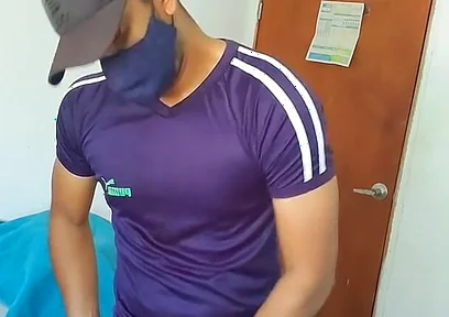 Indian Black Cock Gets Masturbated