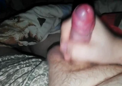 Masturbating