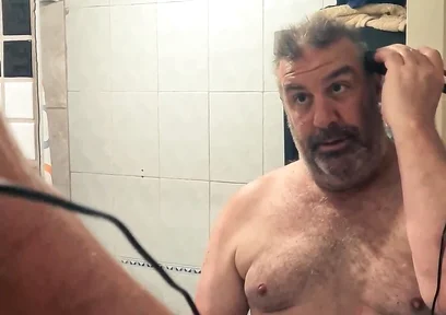 Before the Fight - Silver Daddy Boxer POV