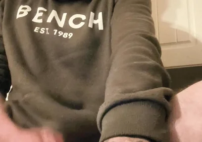 Big Dick Wanking and Smoking