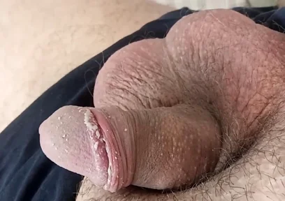 Watch my beautiful white cock shine.