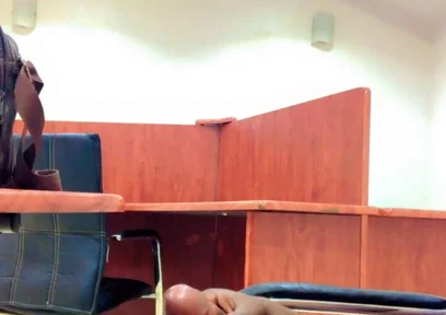Black Cock Lonely Office Masturbate