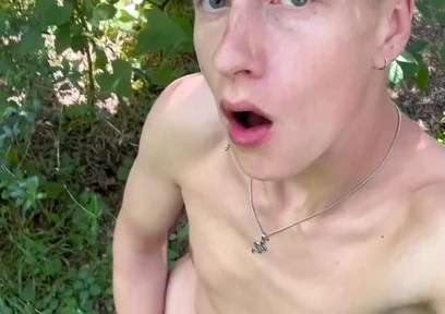 Young Bro Axton Drake Gets Naked in the Park