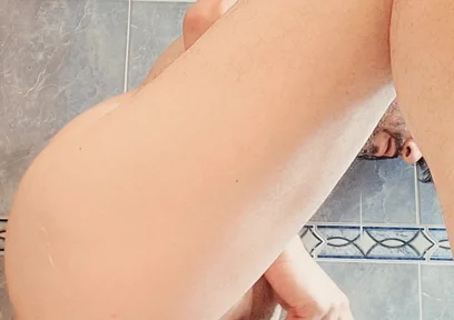 Bathroom Dildo and Cum