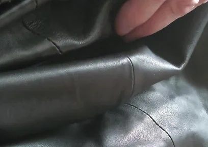 Edging in a Leather Skirt