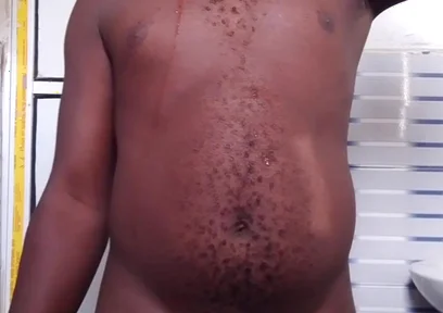 Masturbating in Bathroom