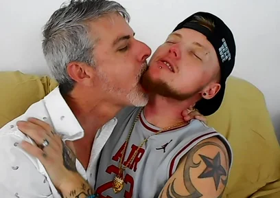 Hot Gay Kissing with Jc & Richard
