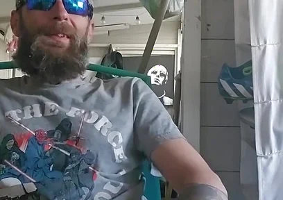 Smoking Fetish Masturbation at the Allotment