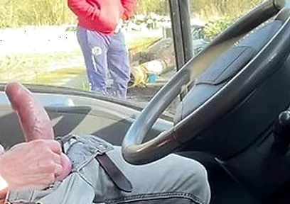 Daytime Truck Stop Meeting Inside My Truck With A Curious Encounter