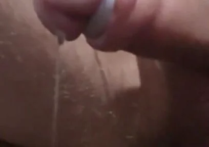 Dripping Cock to Orgasm by E-stim
