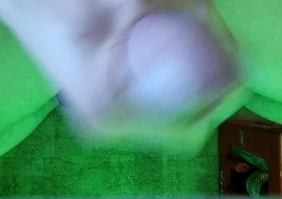 Cumming Under the Desk