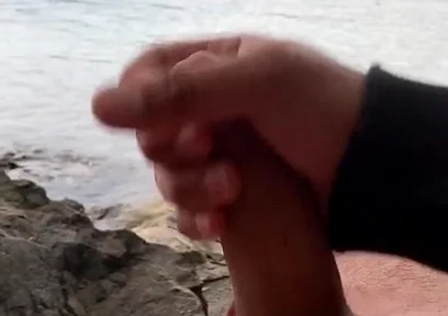 Young Solo Jerk at Lake