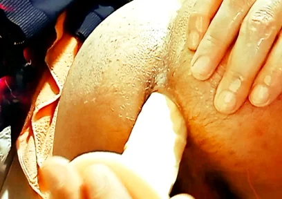 Dildo Rubbed Deep in My Hot Slippery Hole