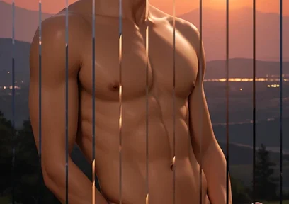 This Slim Toned Nude Man with Huge Erected Dick Will Shock You