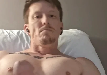 Muscular Guy Jerks off Solo with Massive Cumshot