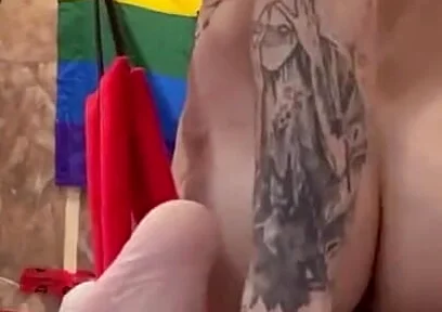 Playing Around in My Swing Solo and Fucking Myself While Being Suspended Above the Bed