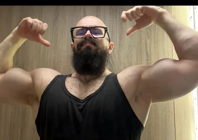 Enjoy the View of My Thick Meaty Biceps Bouncing in Slow Motion